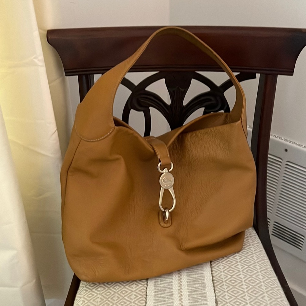 Florentine Logo Lock Shoulder Bag